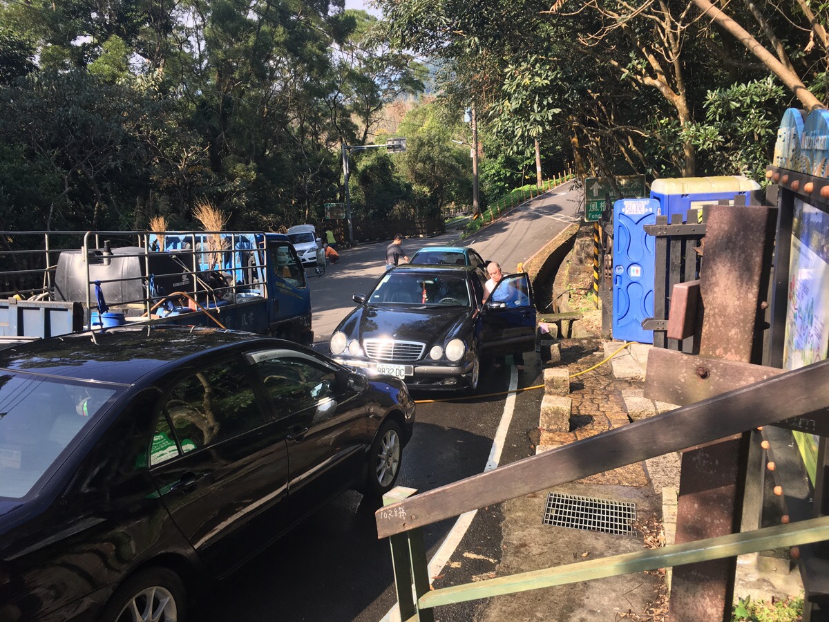 Taiwan mountain stream pollution. 